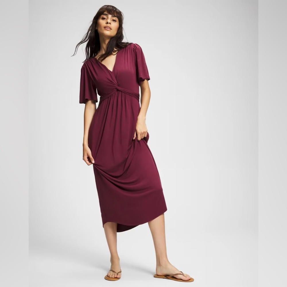 Soma Pamilla Midi Bra Dress - Velvet Plum